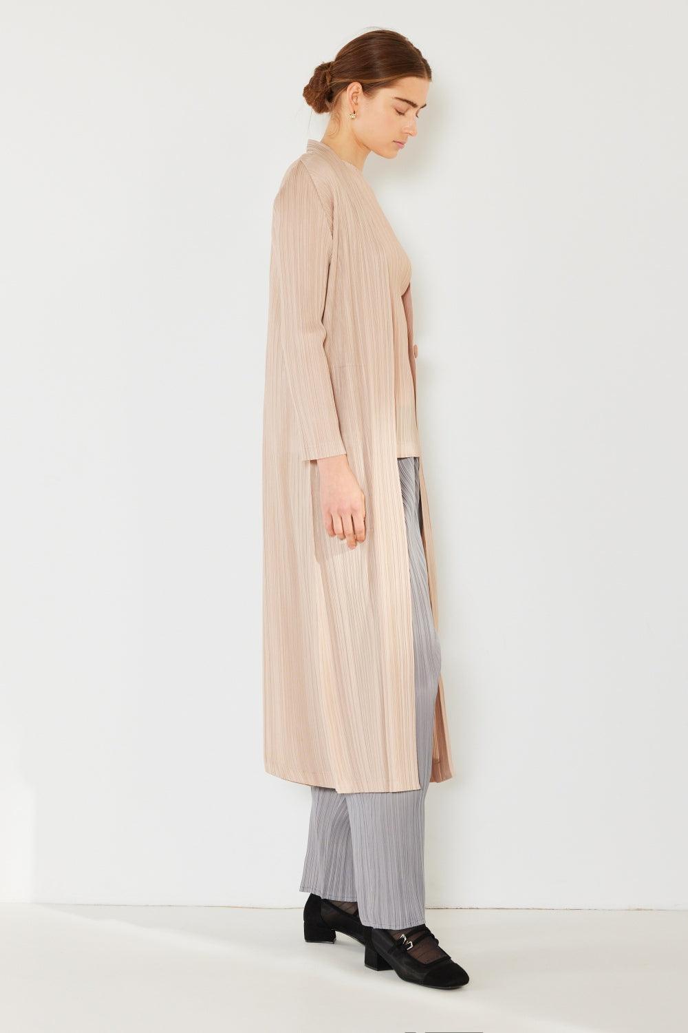 Marina West Swim Pleated Long Sleeve Cardigan Carauana Store