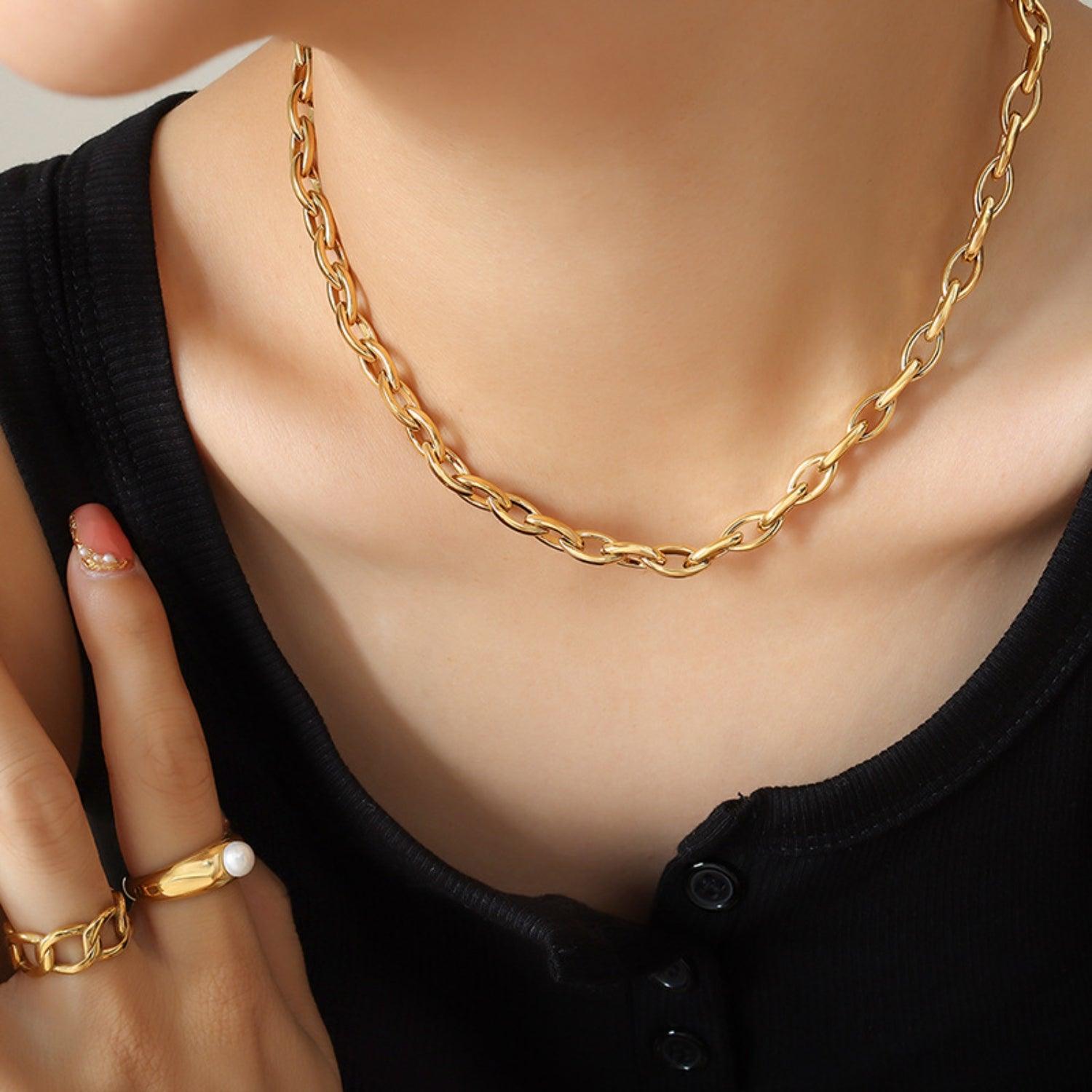 Titanium Steel Chain Necklace Carauana Store