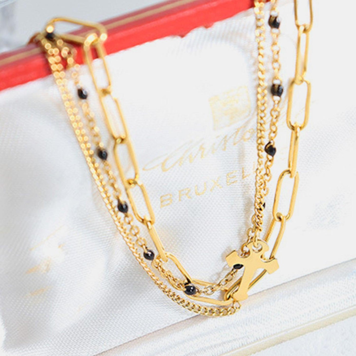 Titanium Steel Three-Layered Bracelet Carauana Store