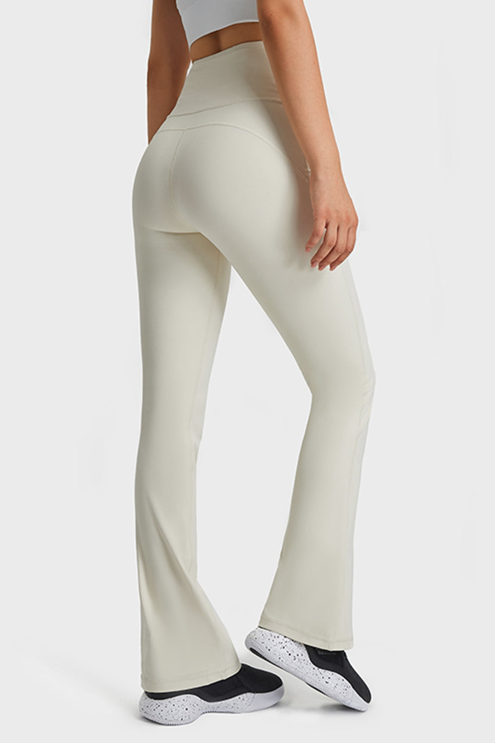 Millennia Elastic Waist Flare Yoga Pants Carauana Store