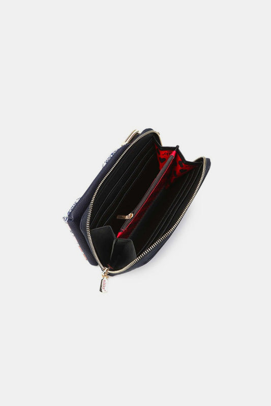 Nicole Lee USA Printed Crossbody Wallet Carauana Store