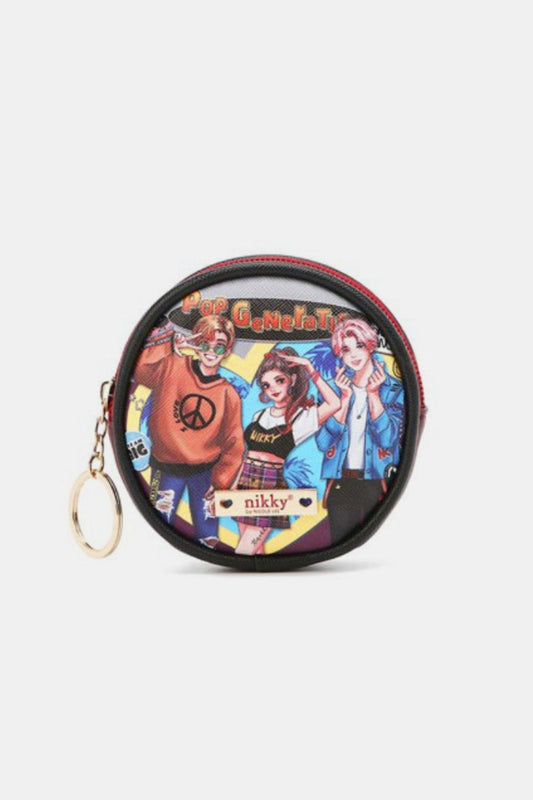 Nicole Lee USA Keychain Round Coin Purse Carauana Store