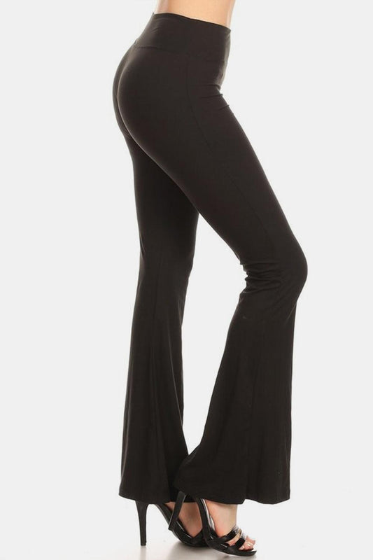 Leggings Depot High Waist Flare Leggings Carauana Store