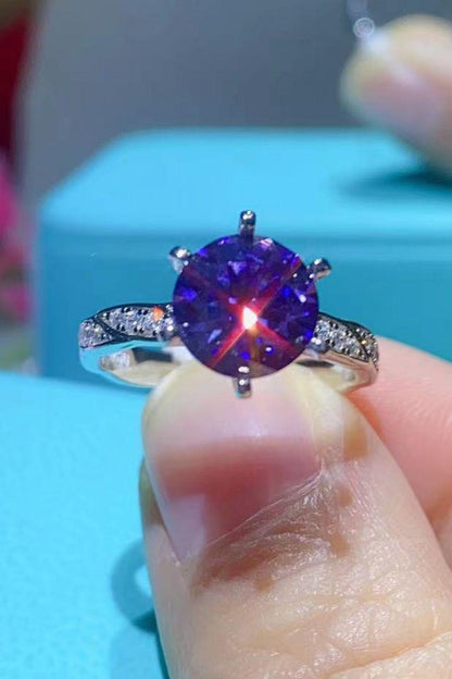 Nice To Meet You 2 Carat Moissanite 925 Sterling Silver Ring Carauana Store