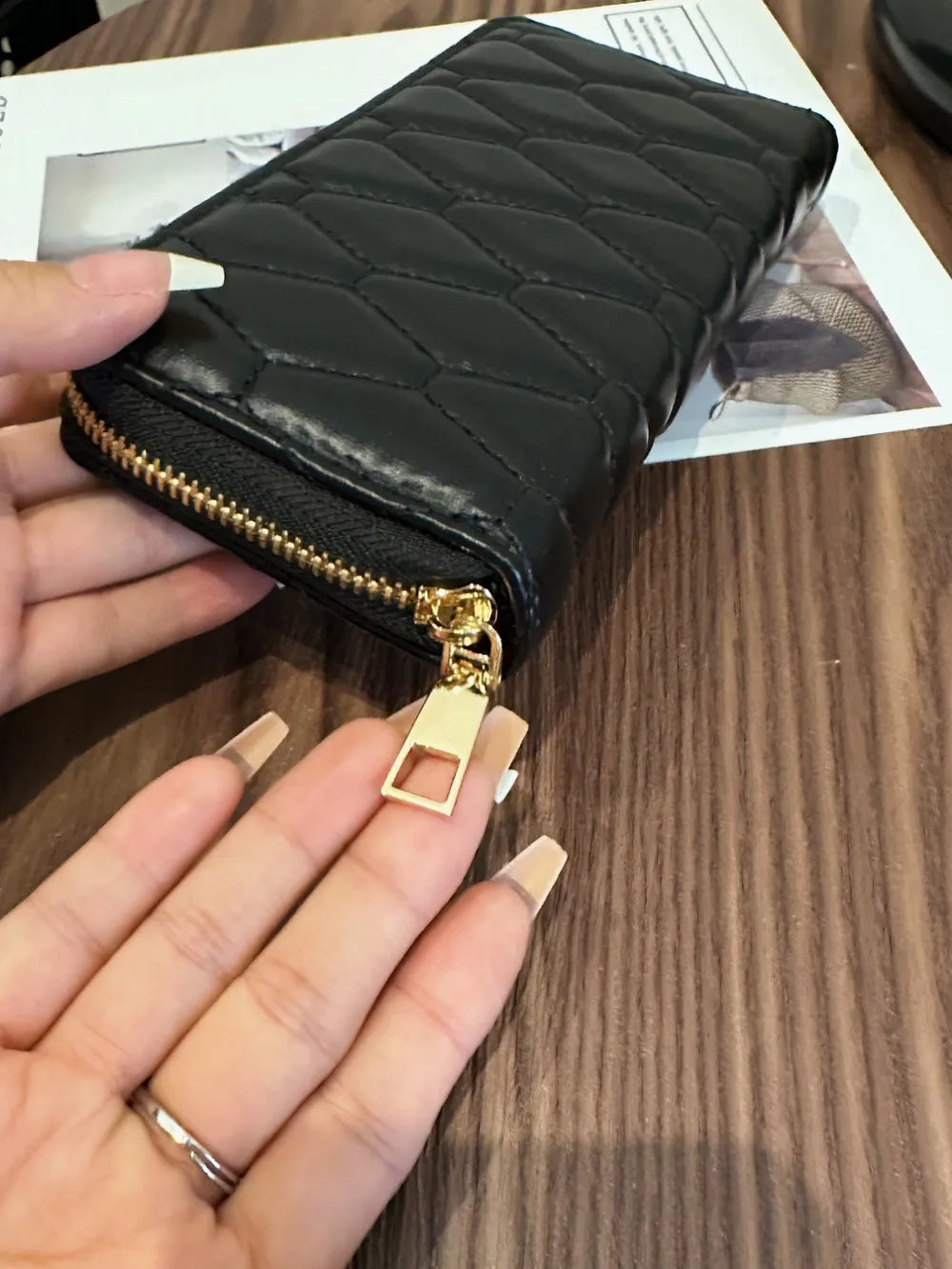 PU Leather Solid Color Wallet Carauana Store