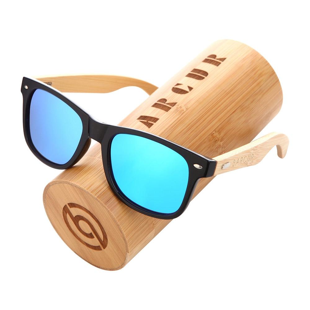 BARCUR Polarized Glasses Bamboo Wood