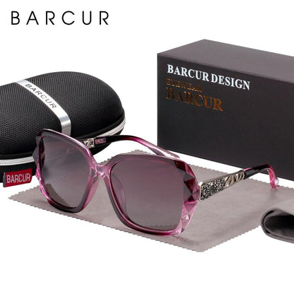 BARCUR Polarized Sunglasses UV400 Lady Fashion Gradient