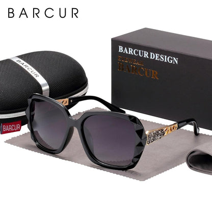 BARCUR Sunglasses Fashion Polarized For Ladies UV400 Protection