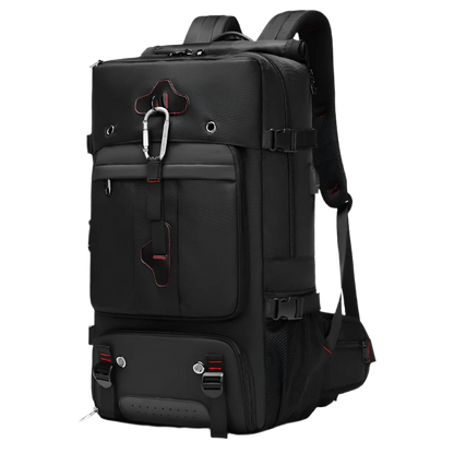 Backpack Waterproof Camping Hiking |Travel  Backpack - Black_front-left