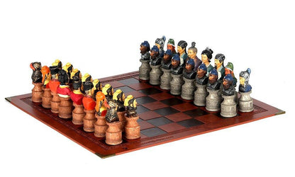 Chess Desktop Intelligence Game Movie Theme Toy Luxury Knight Hand-painted