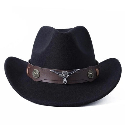 Cowboy hat monochrome felt Men and Women