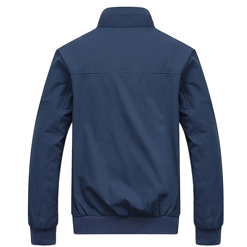 DEE MOONLY Casual Hooded Bomber Jacket for Men L–6XL RETRO BLUE