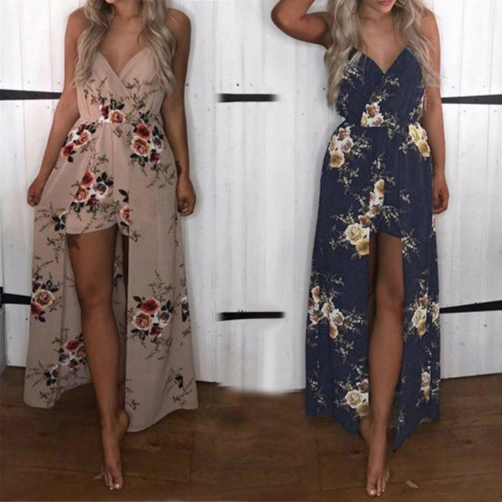 Dresses Sleeveless Flower Party Jumpsuit