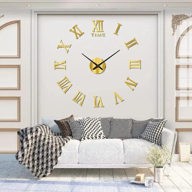 Enhance Your Home Decor with the Modern Geometric Wall Clock - Exclusive Offer!