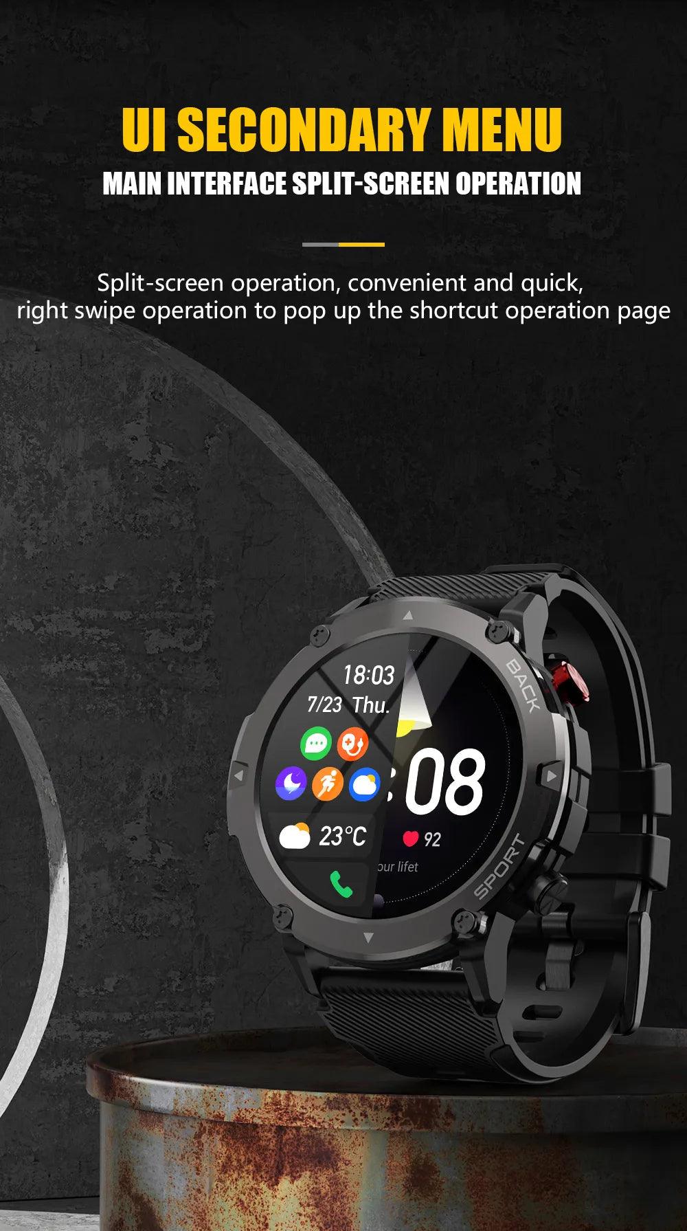 LEMFO SmartWatch Men Bluetooth Call LF26 MAX|Your Ultimate Sports Companion