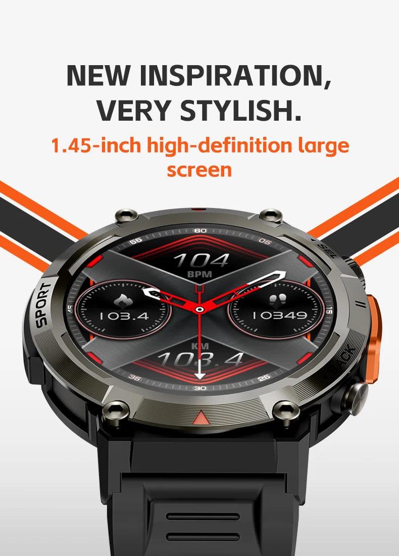 LEMFO Smartwatch With Flash Light 500Lumin S100 Men Women|Your Ultimate Fitness Companion