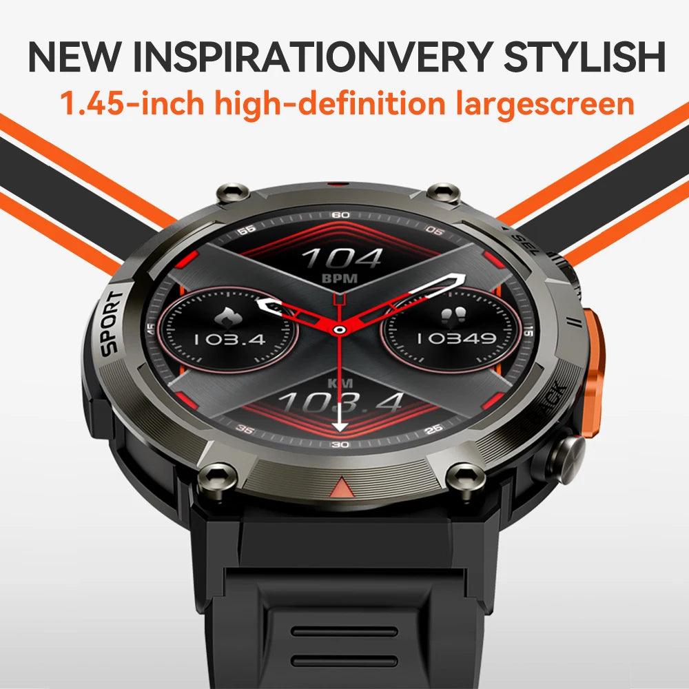 LEMFO Smartwatch With Flash Light 500Lumin S100 Men Women|Your Ultimate Fitness Companion