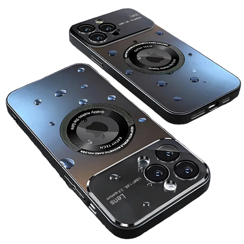 Luxury Matte Magnetic MagSafe iPhone Case with Lens Protector