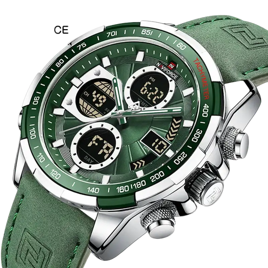 NAVIFORCE NF9197 Luxury Military Watch – Men’s Waterproof Chronograph Quartz Wristwatch CaRaUaNa Fashion