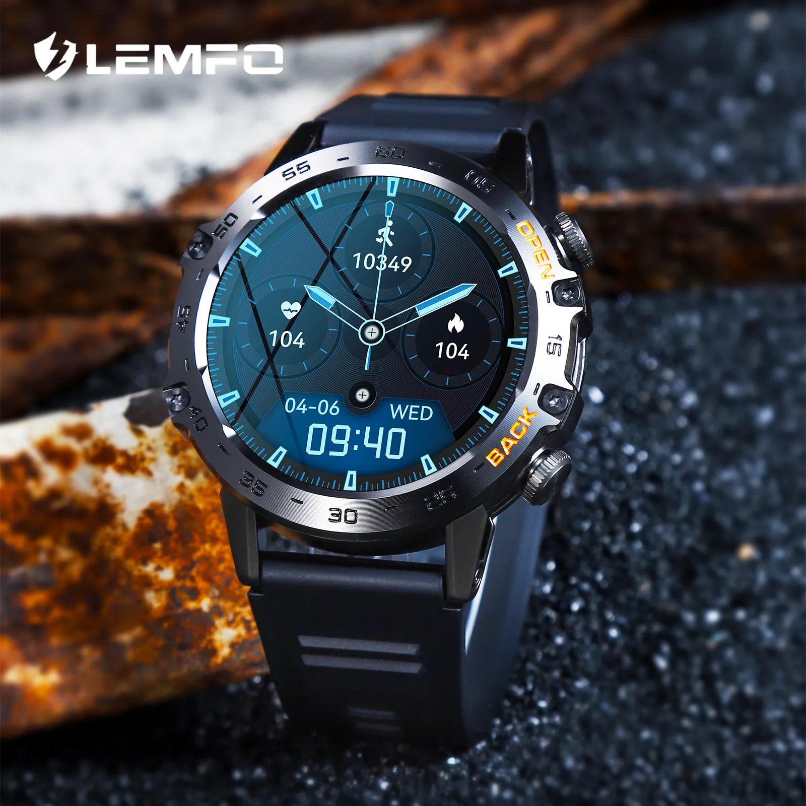 LEMFO Rugged Outdoor Sports Smart Watch: Beyond Boundaries - Carauana Store