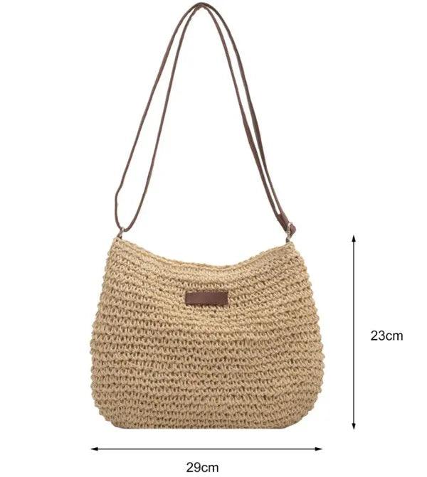 Beach Chic: Women’s Braided Basket Clutch – Perfect for Summer Parties!