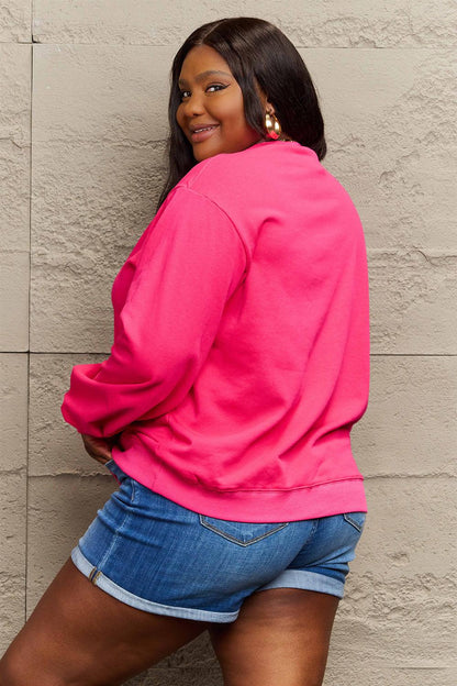 Simply Love Full Size MAMA CLAUS Round Neck Sweatshirt Carauana Store
