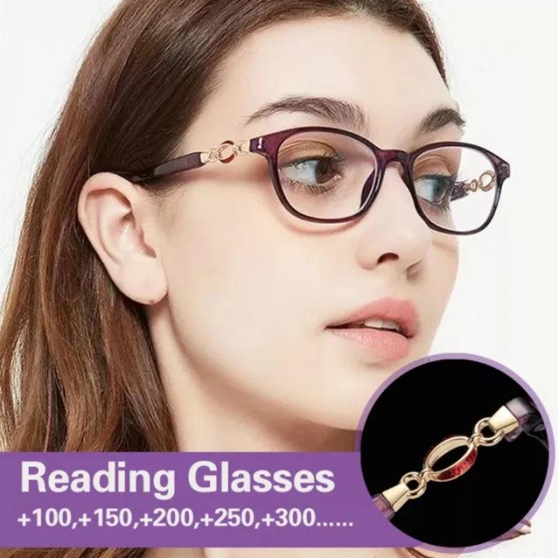 Trendy Multi-Focus Reading Glasses for Women | Anti-Blue Light & Bifocal | Stylish Eyewear