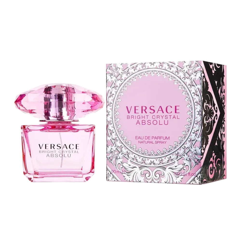 Versace Bright Crystal Absolu perfume bottle and packaging