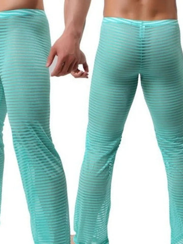 Men's Striped Sheer Pants