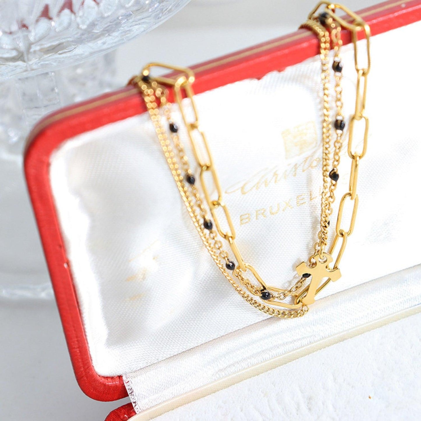 Titanium Steel Three-Layered Bracelet Carauana Store