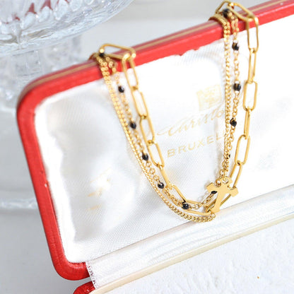 Titanium Steel Three-Layered Bracelet Carauana Store