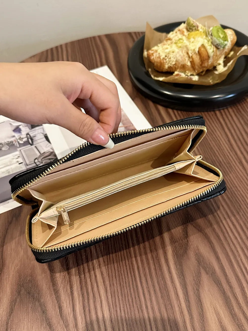 PU Leather Solid Color Wallet Carauana Store