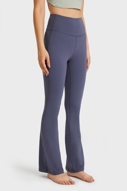 Millennia Elastic Waist Flare Yoga Pants Carauana Store
