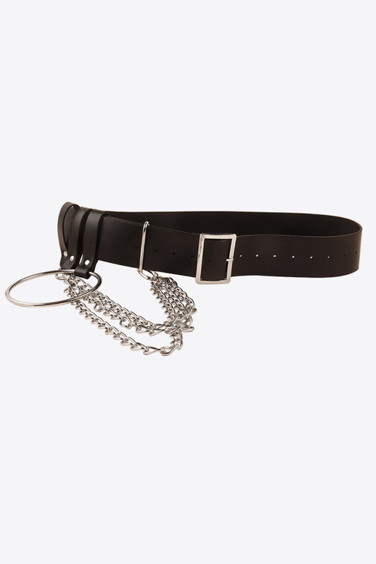PU Belt with Chain Carauana Store