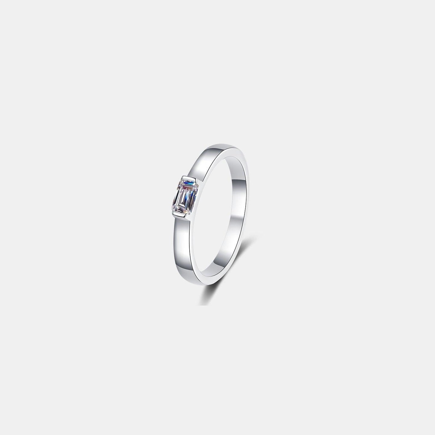 Moissanite 925 Sterling Silver Ring Carauana Store