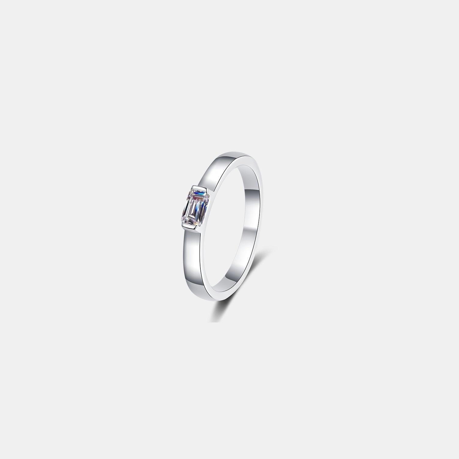 Moissanite 925 Sterling Silver Ring Carauana Store