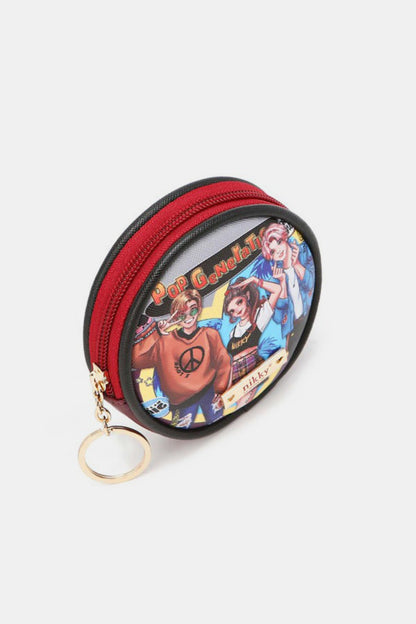 Nicole Lee USA Keychain Round Coin Purse Carauana Store