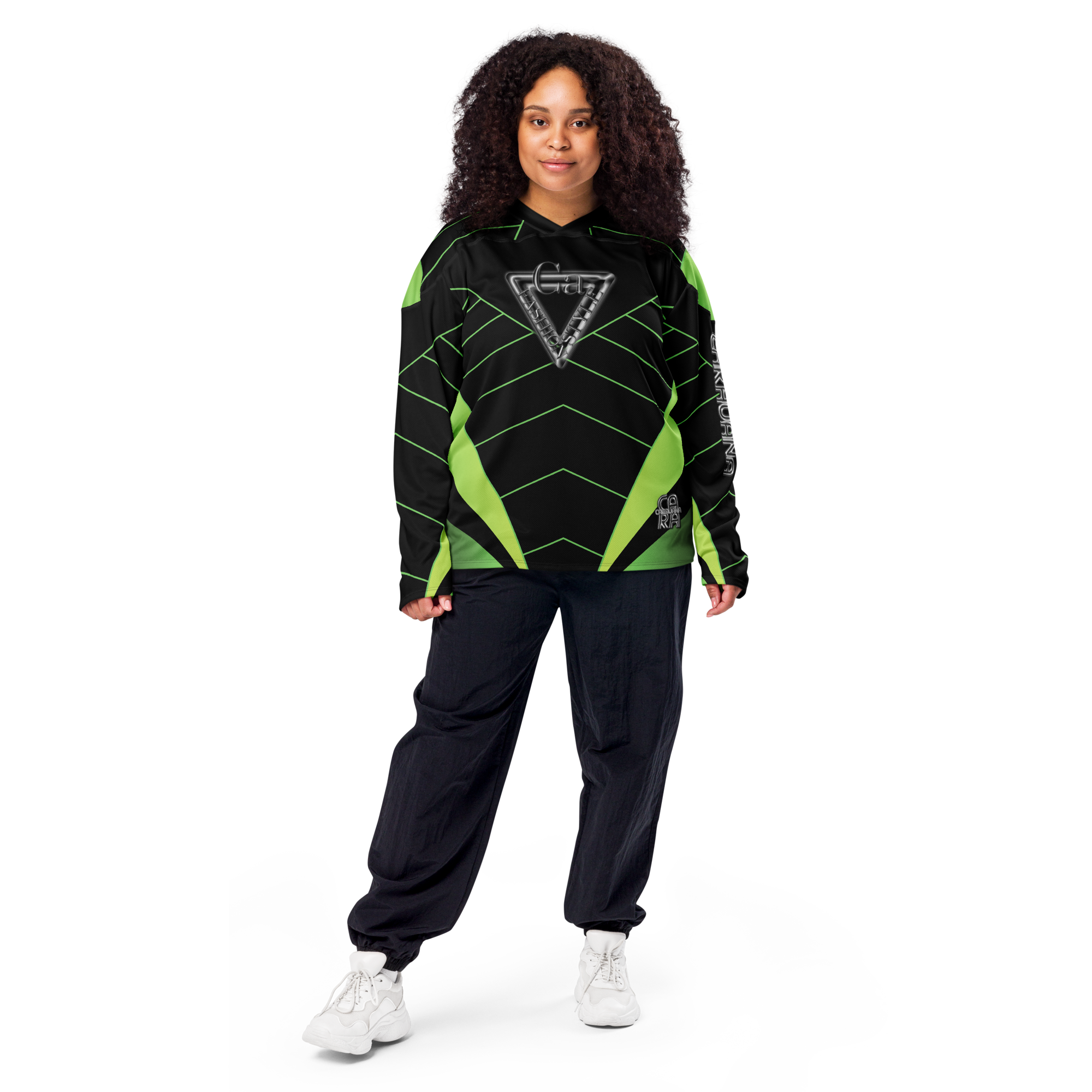 🥎 Premium® Sweatshirt CaRaUaNa – Tennis Black Green Carauana Store
