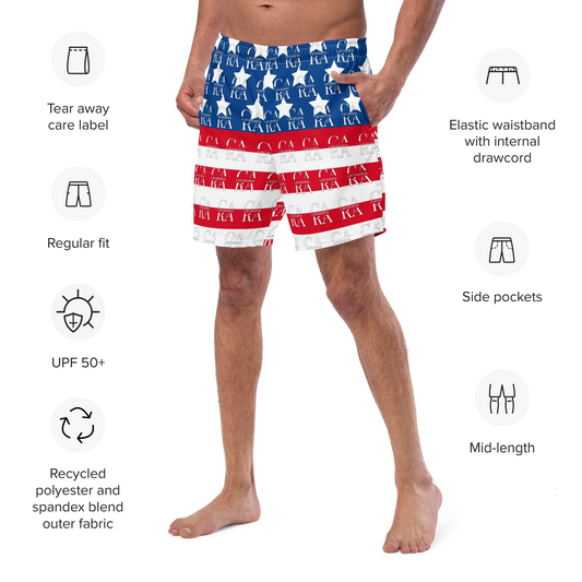 Original CaRaUaNa USA Swim Trunks Carauana Store
