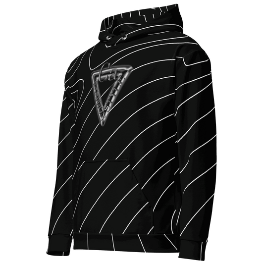 CaRaUaNa Unisex Hoodie Black Branded CaRaUaNa Fashion