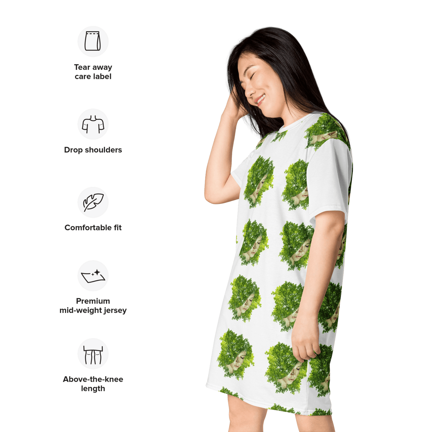 Carauana T-shirt dress Up to 6XL