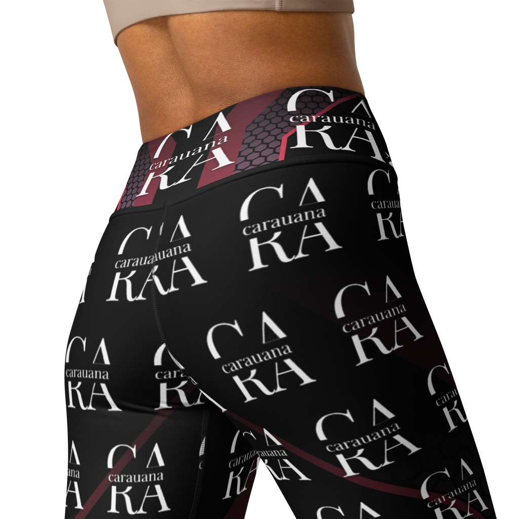 CaRaUaNa Leggings SPORT black Pink Carauana Store