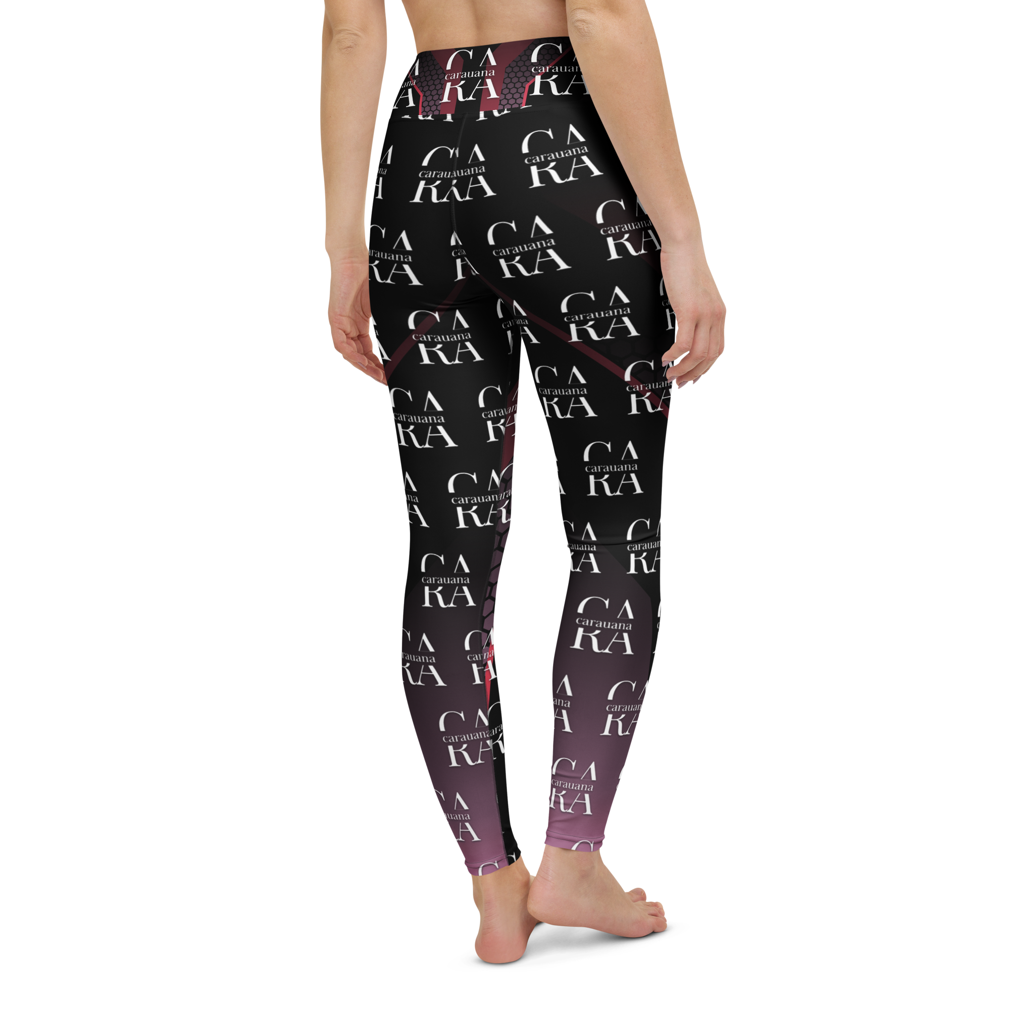 CaRaUaNa Leggings SPORT black Pink Carauana Store