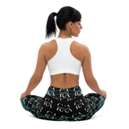 CaRaUaNa Leggings SPORT black Green Famous Carauana Store