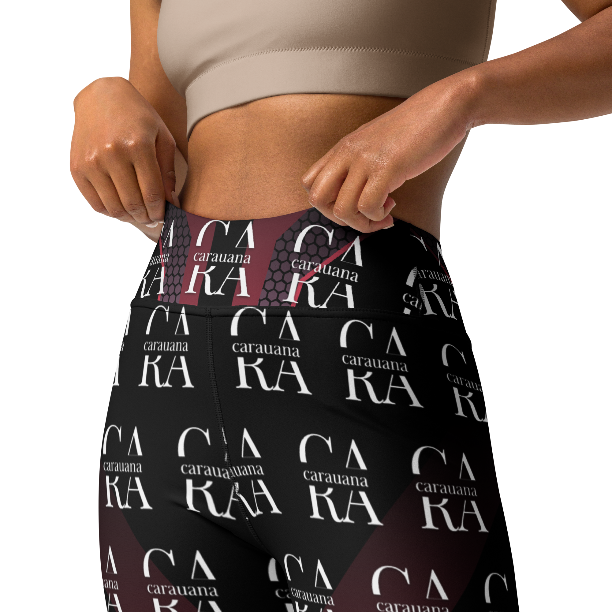 CaRaUaNa Leggings SPORT black Pink Carauana Store