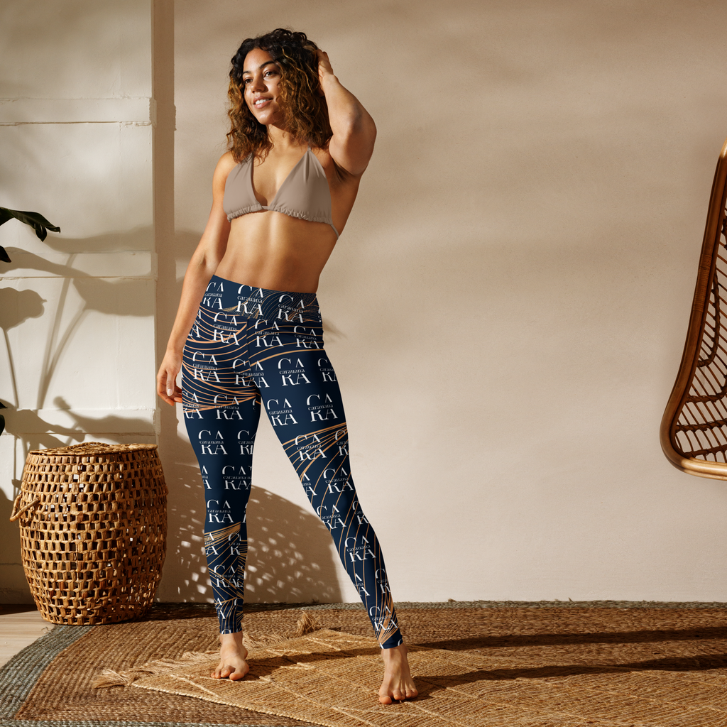 CaRaUaNa Leggings SPORT blue gold Carauana Store