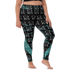 CaRaUaNa Leggings SPORT black Green Famous Carauana Store