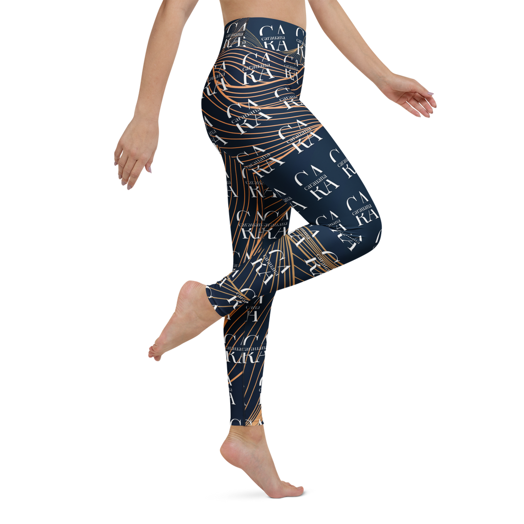CaRaUaNa Leggings SPORT blue gold Carauana Store