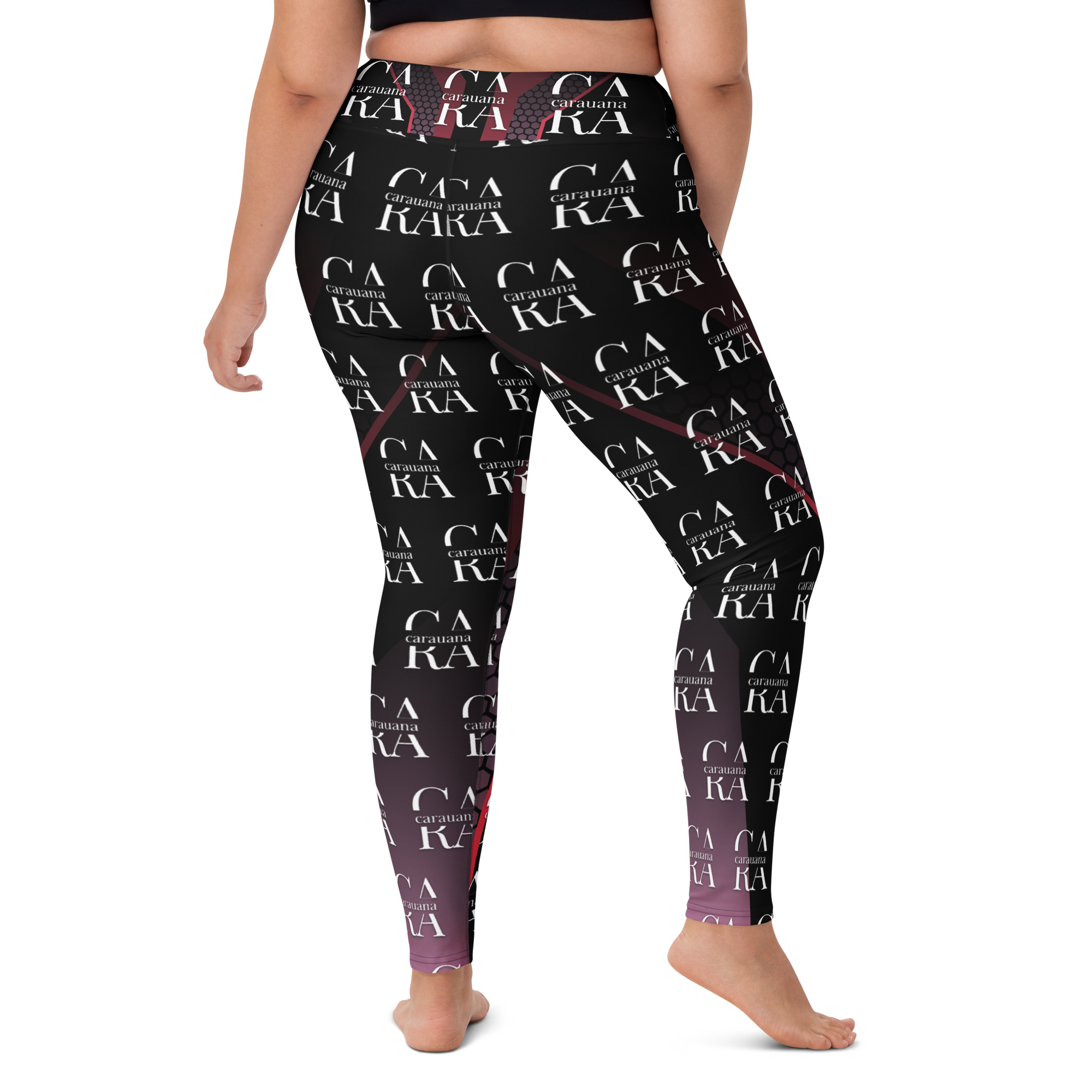 CaRaUaNa Leggings SPORT black Pink Carauana Store