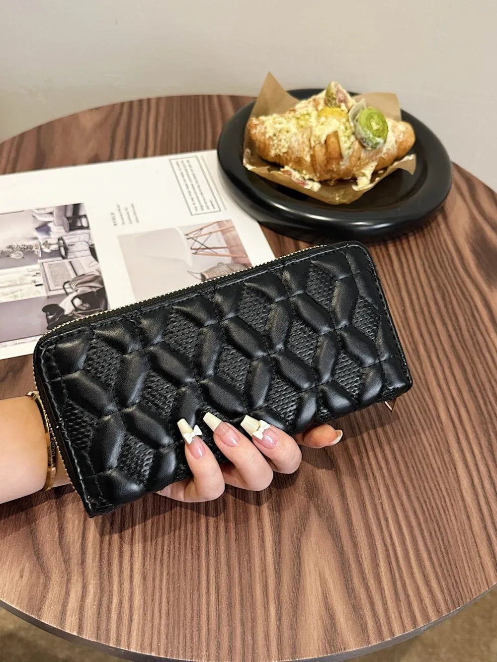 PU Leather Solid Color Wallet Carauana Store